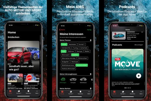 AUTO MOTOR UND SPORT APP / Die neue App von AUTO MOTOR UND SPORT
bündelt jetzt mit "Mein AMS"-Funktion individuelle Themenangebote.
Weiterer Text über ots und www.presseportal.de/nr/133390 / Die
Verwendung dieses Bildes ist für redaktionelle Zwecke honorarfrei.
Veröffentlichung bitte unter Quellenangabe: "obs/Motor Presse
Stuttgart, AUTO MOTOR UND SPORT"