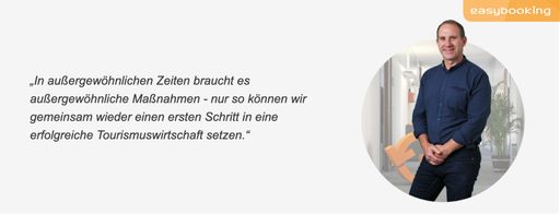  easybooking unterstützt Vermieter ab sofort mit
kostenloser JULIA - ohne Risiko bis zur 5. Buchung.