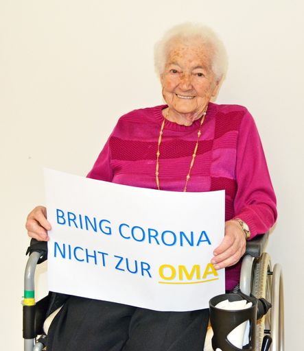 Bewohnerin im NÖ Pflege- und Betreuungszentrum
Gutenstein