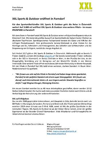  Presseaussendung
