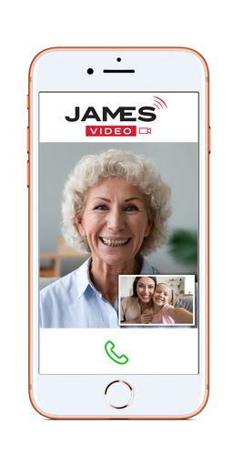 Vorschau Bild von JAMES Video Call via der JAMES App