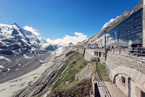  Highlight Kaiser-Franz-Josefs-Höhe mit Blick auf
den Großglockner und die Pasterze