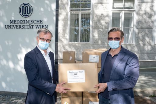 MedUni Wien erhält 230.000 Gesichtsmasken