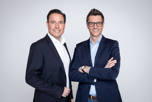  Gerhard Feiler (li.) und Gernot Krickl, Gründer und
Geschäftsführer von wir-sind-verkauf.com, suchen den kreativsten
Unternehmer in der Corona-Krise.