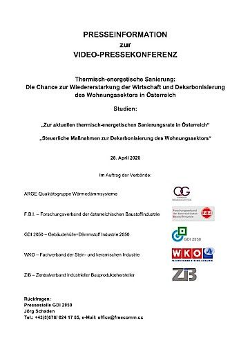 Vorschau Bild von Pressemappe zur Video-PK 28.4.