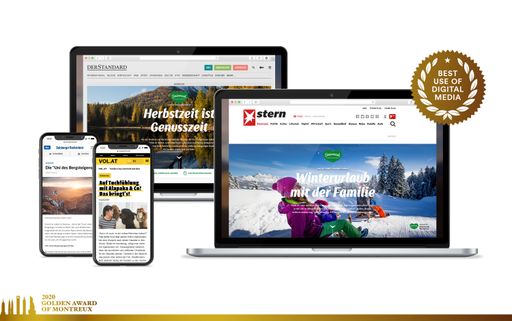  Content Garden holt mit elements.at und Steiermark
Tourismus Gold in Montreux