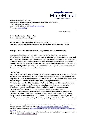 Vorschau Bild von Offener Brief an die oesterreichische Regierung von MareMundi