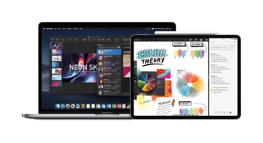 Vorschau Bild von MacBook und iPad für digitales Lernen