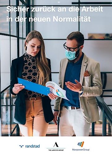 Vorschau Bild von Sicher zurück an die Arbeit in der neuen Normalität. Whitepaper der Personaldienstleister-Allianz.