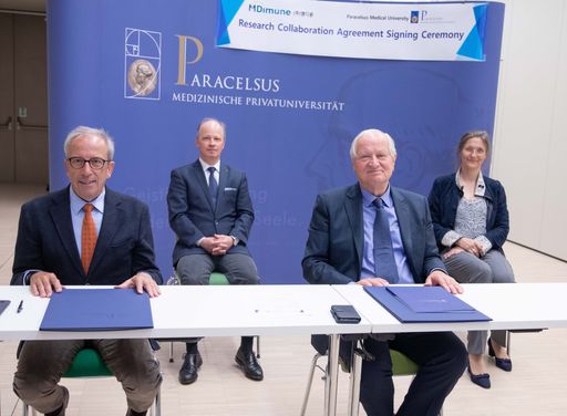 Research Collaboration Agreement Signing Ceremony,
PMU, Paracelsus Medizinische Universität, Salzburg