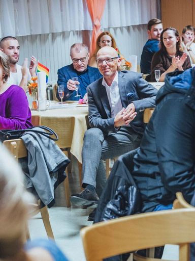 Vorschau Bild von Karl beim 1. ‚Queer Dance im Gemeindebau‘ im
November 2018