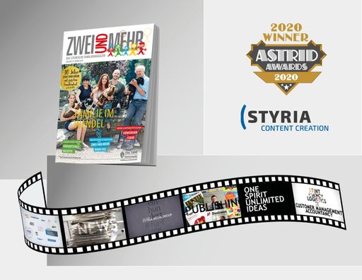 GOLD für die Styria Content Creation und ihren Film
„150 Jahre Styria Media Group“ bei den ASTRID AWARDS