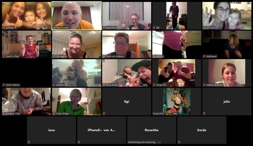 Vorschau Bild von Gruppenfoto vom interaktiven Online-Training