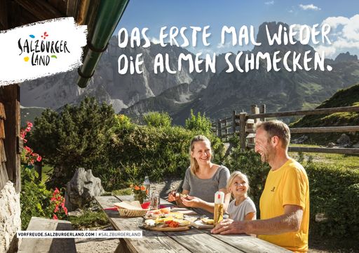 Vorschau Bild von Das Wandern im Salzburger Almsommer ist die mit
Abstand beliebteste Aktivität der Sommerurlauber im SalzburgerLand.
Ab 15. Mai öffnen auch viele Almsommer-Hütten wieder für Wanderer
und Bergfreunde.