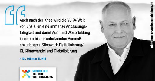 Vorschau Bild von Dr. Othmar Hill über das "neue Normal" in der
Erwachsenenbildung
