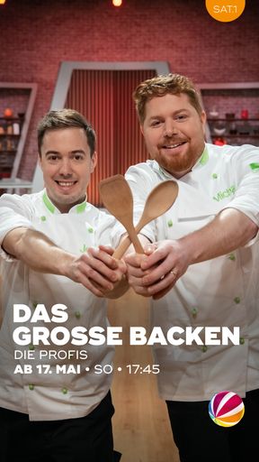 Das erste Konditormeister-Duo aus Österreich in der
TV-Show "Das große Backen - die Profis"