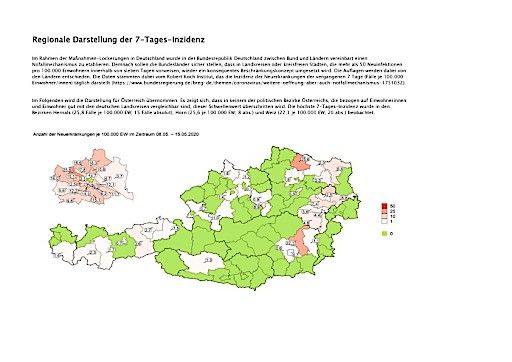 Vorschau Bild von Österreichkarte. Credits: Bundesministerium für Soziales, Gesundheit, Pflege und Konsumentenschutz