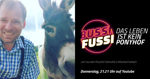 Rudi Fußi mit Esel oder umgekehrt.