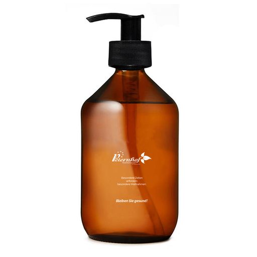  Glaschflasche Desinfektionsmittel mit Hotel
Branding