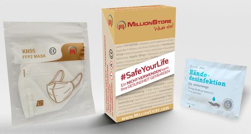  Safe Pack inklusive FFP Maske und Desinfektionstuch