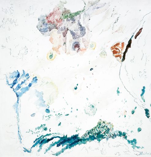 Vorschau Bild von Max Weiler, Himmel und Wolken (1977), Eitempera auf Leinwand
