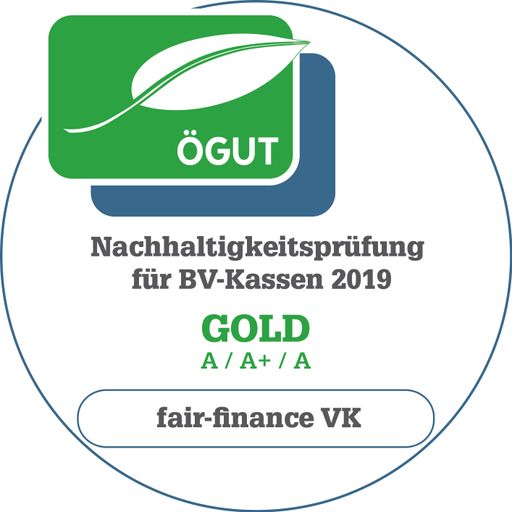  Bestnote A+ für die fair-finance Vorsorgekasse