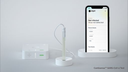 Das Gesundheitstechnologie-Unternehmen Digital Diagnostics AG hat
beim Bundesinstitut für Arzneimittel und Medizinprodukte (BfArM) die
Zulassung des Digid Cantisense(TM) SARS-CoV-2 Tests für Deutschland
beantragt. Mit dem neuen Test können am Point-of-Care in wenigen
Minuten SARS-CoV-2 Viren mit hoher Messgenauigkeit direkt in
Testflüssigkeiten nachgewiesen werden. Digid Point-of-care test kit:
sensor hub, biosensor, mobile device (Prototyp/Copyright: Digital
Diagnostics AG). Weiterer Text über ots und
www.presseportal.de/nr/144961 / Die Verwendung dieses Bildes ist für
redaktionelle Zwecke honorarfrei. Veröffentlichung bitte unter
Quellenangabe: "obs/Digital Diagnostics AG"
