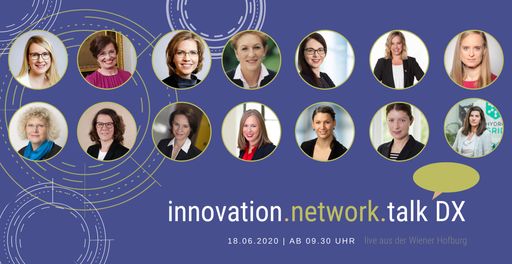 Die hochkarätige Teilnehmerinnenliste des Innovation Network
Talks mit Liveübertragung aus der Wiener Hofburg am 18. Juni 2020