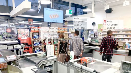 Anwendung der Lösung im Handel