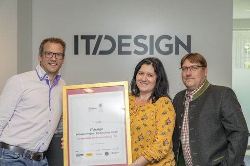 Vorschau Bild von ITdesign stellt erneut unter Beweis, dass es zu den
wichtigsten Leitbetrieben im Bereich IT, IoT und Digitalisierung
gehört.