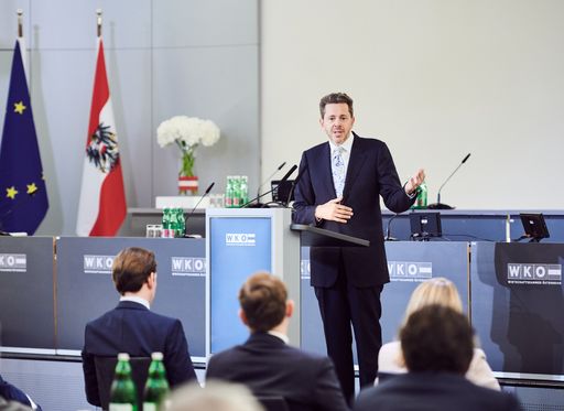 Präsident der Wirtschaftskammer Österreich Harald
Mahrer