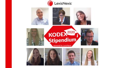 LexisNexis verleiht Kodex Stipendien an beste
Jus-StudentInnen