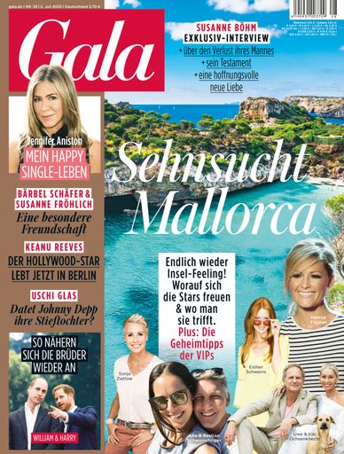 GALA Cover 28/2020 (EVT: 2. Juli 2020) / Weiterer Text über ots
und www.presseportal.de/nr/6106 / Die Verwendung dieses Bildes ist
für redaktionelle Zwecke honorarfrei. Veröffentlichung bitte unter
Quellenangabe: "obs/Gruner+Jahr, Gala"