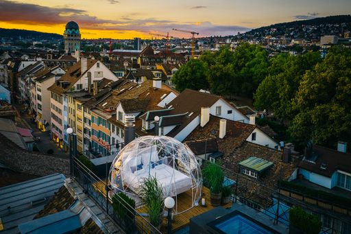 Vorschau Bild von Roof Top Bubble Suite im Widder Hotel in der
Zürcher Innenstadt