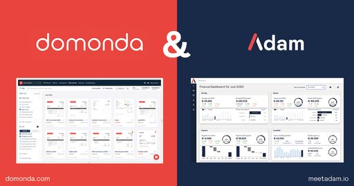 Vorschau Bild von Screenshots der beiden Tools domonda und Adam.
Durch die Kooperation der beiden österreichischen Plattformen wird
KMU der Weg in die Digitalisierung im Finanzbereich erleichtert.