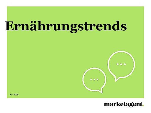 Vorschau Bild von Studiendownload: "Ernährung im Trend"