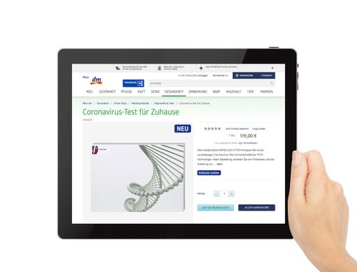 Das medizinische SARS-CoV-2 PCR-Analyse Set ist ein
zuverlässiger Coronavirus-Test mit fortschrittlicher
PCR-Technologie.