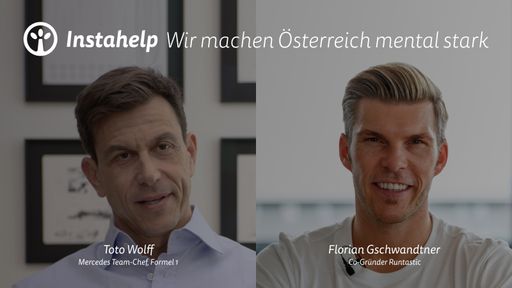  Mercedes-Motorsportchef Toto Wolff und Unternehmer
Florian Gschwandtner sind Botschafter der Bewegung Mind Up!
