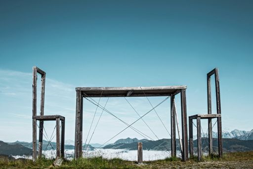Sommer-Berg-Urlaub einmal anders. Kunst am Berg auf
der Schmittenhöhe/Zell am See.