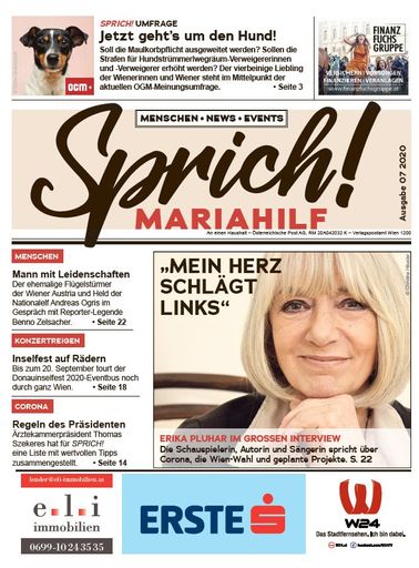 Erika Pluhar im Sprich!-Interview