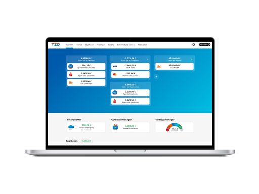 TEO WEB - innovatives Multi-Banking mit Mehrwerten / COMECO
startet Web-Version von TEO, inklusive Multi-Banking,
Vertragsmanager und Lifestyle-Angeboten. Weiterer Text über ots und
www.presseportal.de/nr/135566 / Die Verwendung dieses Bildes ist für
redaktionelle Zwecke honorarfrei. Veröffentlichung bitte unter
Quellenangabe: "obs/COMECO"