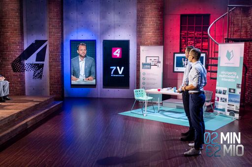 Eine Million Euro TV-Mediavolumen auf den Sendern
der ProSiebenSat.1 PULS 4 Gruppe für acht Prozent Firmenanteile – so
lautete der Deal, den presono in der 7. Staffel der PULS 4 Start-up
Show „2 Minuten 2 Millionen“ im Februar mit Daniel Zech von
SevenVentures abschließen konnte. Im Nachgang zur Sendung einigten
sich Jungunternehmer und Investor auf einen noch größeren Deal.