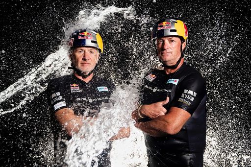 Vorschau Bild von Double olympic gold medalists Roman Hagara and Hans
Peter Steinacher of Austria and Red Bull Sailing Team, Ferbruary 25,
2020