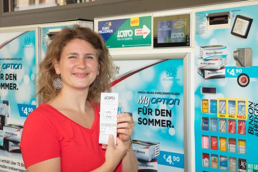Ab sofort ist Lottospielen am Trafikautomaten
möglich.