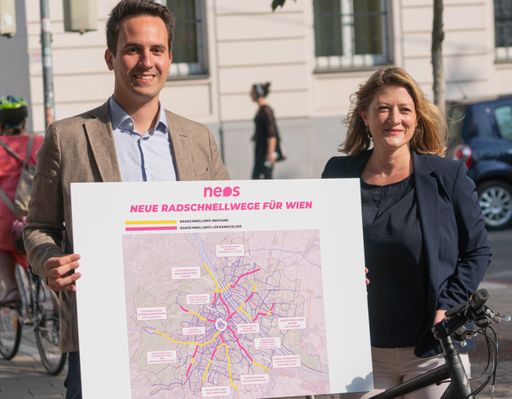 NEOS Wien: Neue Radschnellwege für Wien!