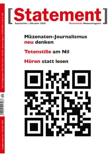  Titelbild des [Statement] September/Oktober 2020