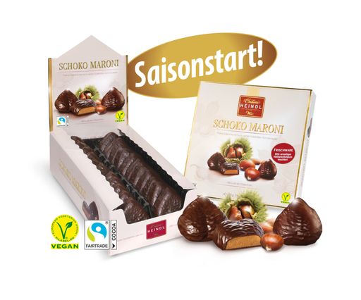  Ein exquisiter, veganer Schoko-Genuss - erhältlich
in zwei unterschiedlichen Packungsgrößen.