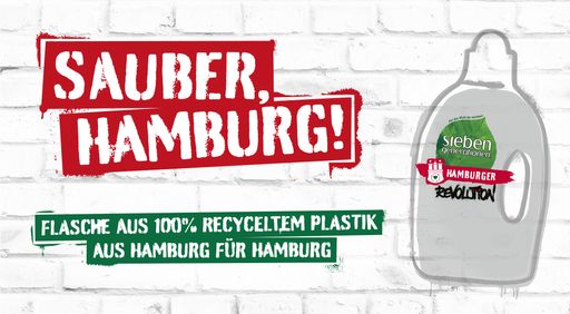 Vorschau Bild von Deutschland: Sieben Generationen Flasche aus 100 % recyceltem
Plastik / Unilever verbannt fossile Brennstoffe aus Wasch-, Putz-
und Reinigungsmitteln / Weiterer Text über ots und
www.presseportal.de/nr/24435 / Die Verwendung dieses Bildes ist für
redaktionelle Zwecke honorarfrei. Veröffentlichung bitte unter
Quellenangabe: "obs/Unilever Deutschland GmbH"