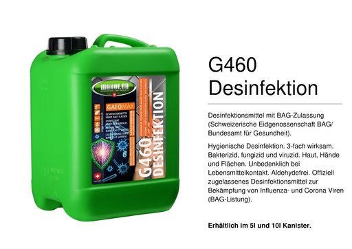  MAXOLEN G460 Desinfektion