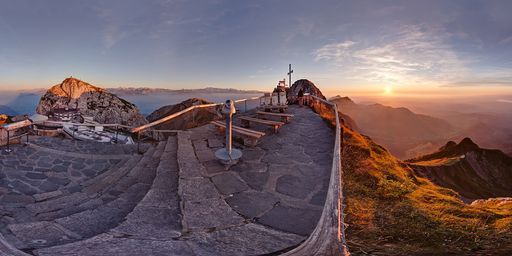 Vorschau Bild von Pilatus Oberhaupt Sonnenuntergang